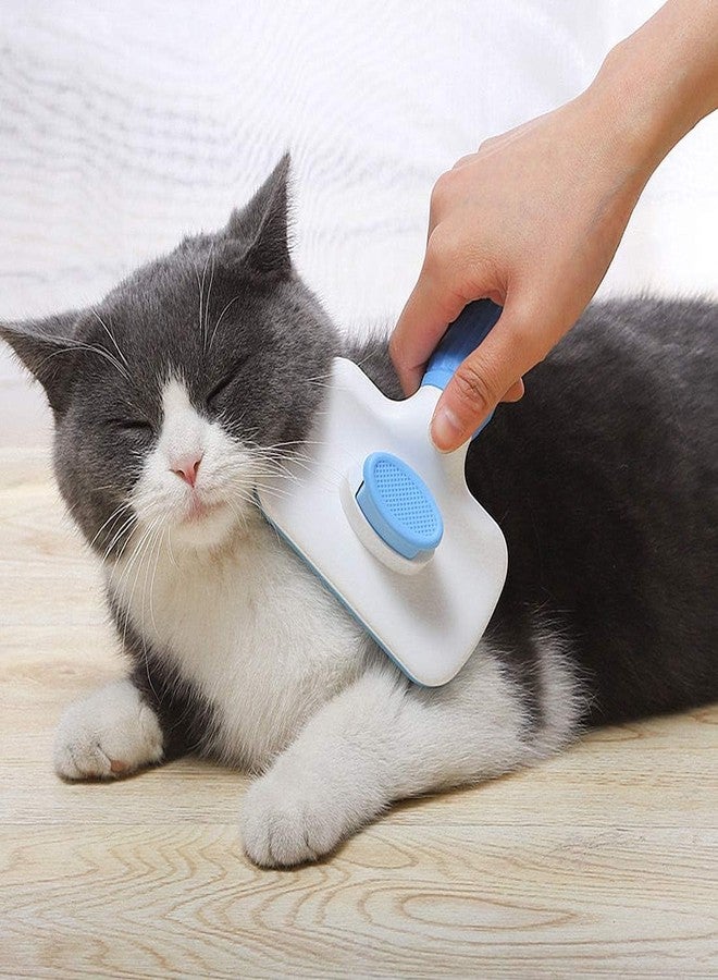 PET FUN مجموعة العناية بالحيوانات الأليفة 3 في 1 من بيت فن | فرشاة تنظيف ذاتية التنظيف، مقص أظافر ومبرد أظافر للكلاب والقطط | أدوات عناية احترافية للعناية الآمنة والسهلة بالحيوانات الأليفة (متعددة الألوان) - Image 4
